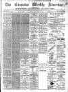 Chepstow Weekly Advertiser Saturday 20 December 1890 Page 1