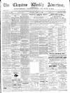 Chepstow Weekly Advertiser Saturday 19 March 1892 Page 1