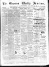 Chepstow Weekly Advertiser Saturday 01 October 1892 Page 1