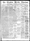 Chepstow Weekly Advertiser Saturday 01 February 1896 Page 1
