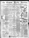 Chepstow Weekly Advertiser Saturday 05 February 1898 Page 1