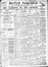 Sheffield Independent Monday 19 September 1921 Page 1