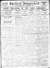 Sheffield Independent Wednesday 21 September 1921 Page 1