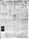 Sheffield Independent Saturday 12 November 1921 Page 1