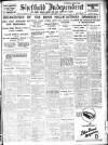 Sheffield Independent Thursday 01 December 1921 Page 1