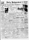 Sheffield Independent Tuesday 16 January 1934 Page 1