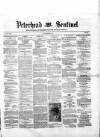 Peterhead Sentinel and General Advertiser for Buchan District Friday 14 May 1858 Page 1