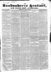 Londonderry Sentinel Saturday 01 June 1833 Page 1