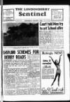 Londonderry Sentinel Wednesday 10 September 1958 Page 1