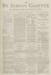 St James's Gazette Tuesday 07 March 1882 Page 1