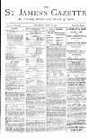 St James's Gazette Thursday 06 July 1882 Page 1