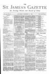 St James's Gazette Saturday 28 October 1882 Page 1