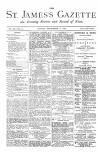 St James's Gazette Friday 08 December 1882 Page 1