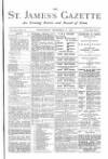 St James's Gazette Wednesday 27 December 1882 Page 1
