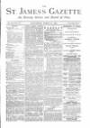 St James's Gazette Wednesday 28 March 1883 Page 1