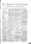 St James's Gazette Saturday 04 August 1883 Page 1