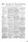 St James's Gazette Wednesday 28 November 1883 Page 1