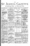 St James's Gazette Wednesday 23 January 1884 Page 1