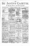 St James's Gazette Saturday 02 February 1884 Page 1