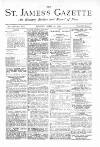 St James's Gazette Monday 28 April 1884 Page 1