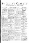 St James's Gazette Monday 22 September 1884 Page 1