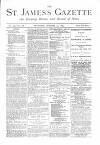 St James's Gazette Saturday 25 October 1884 Page 1