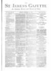 St James's Gazette Friday 31 October 1884 Page 1