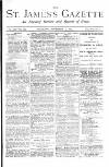 St James's Gazette Saturday 08 November 1884 Page 1