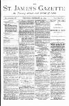 St James's Gazette Thursday 20 November 1884 Page 1