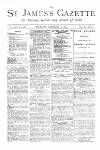 St James's Gazette Thursday 04 December 1884 Page 1
