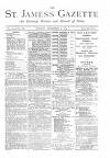 St James's Gazette Monday 08 December 1884 Page 1