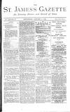 St James's Gazette Wednesday 07 January 1885 Page 1