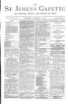 St James's Gazette Thursday 05 February 1885 Page 1