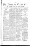 St James's Gazette Wednesday 11 March 1885 Page 1