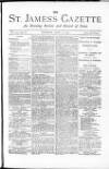 St James's Gazette Thursday 09 April 1885 Page 1