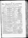 St James's Gazette Saturday 12 September 1885 Page 1