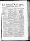 St James's Gazette Monday 14 September 1885 Page 1