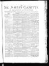St James's Gazette Saturday 06 February 1886 Page 1