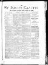 St James's Gazette Thursday 19 August 1886 Page 1
