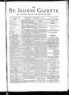 St James's Gazette Wednesday 15 September 1886 Page 1