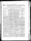 St James's Gazette Friday 01 October 1886 Page 1