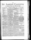 St James's Gazette Wednesday 01 December 1886 Page 1