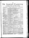 St James's Gazette Saturday 04 December 1886 Page 1