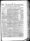 St James's Gazette Saturday 08 January 1887 Page 1