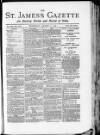 St James's Gazette Wednesday 12 January 1887 Page 1