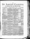 St James's Gazette Saturday 22 January 1887 Page 1