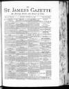 St James's Gazette Monday 24 October 1887 Page 1