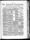 St James's Gazette Wednesday 09 November 1887 Page 1