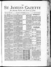 St James's Gazette Tuesday 29 November 1887 Page 1