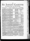 St James's Gazette Thursday 01 December 1887 Page 1